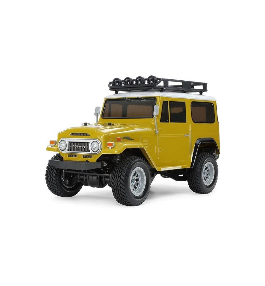 TAMIYA - Scale Crawler Toyota Land Cruiser 40 CC-02 Jaune, kit de construction, 1:10
