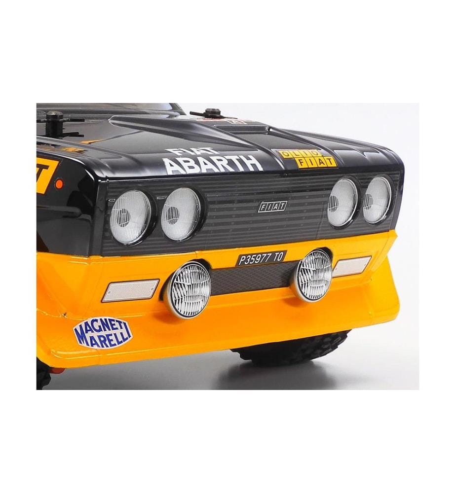 TAMIYA - Rallye Fiat 131 Abarth Olio MF-01X Jaune, kit de construction, 1:10