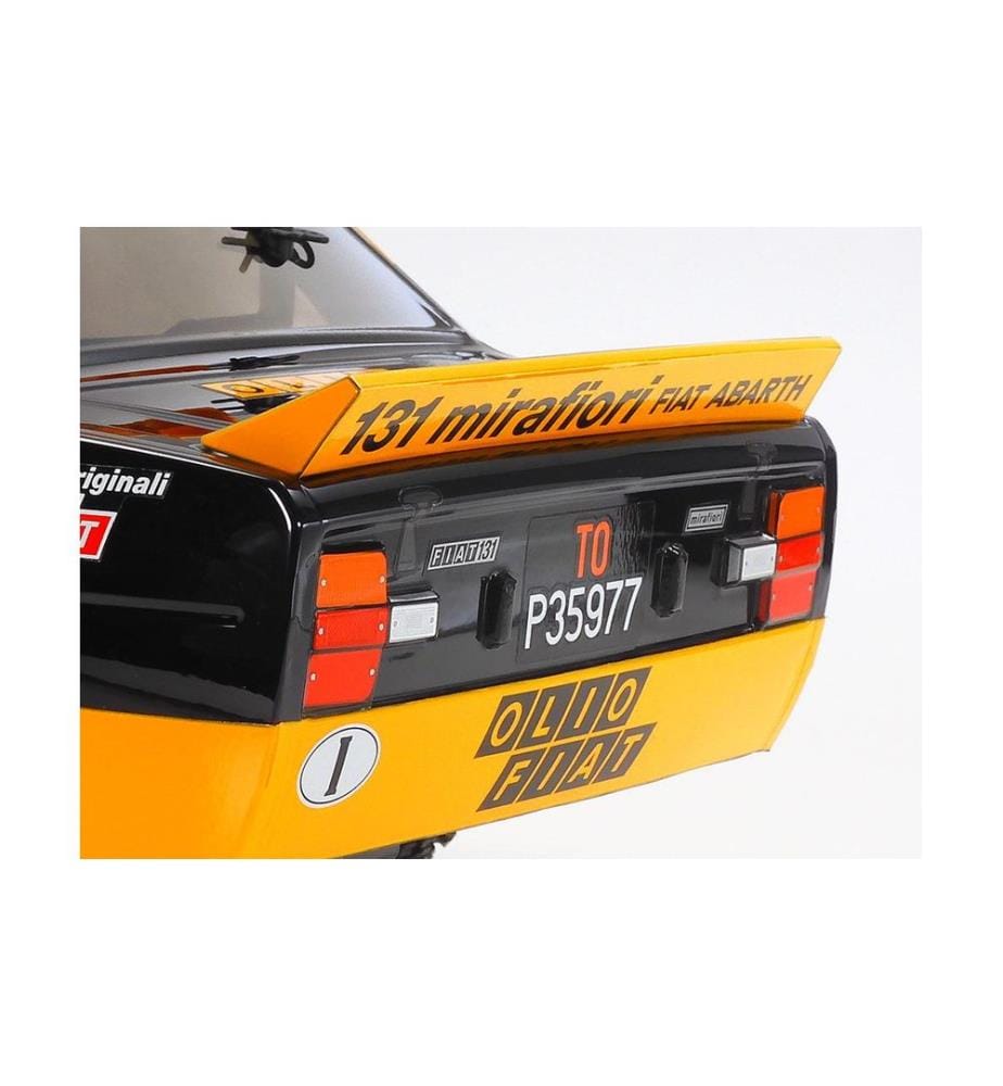TAMIYA - Rallye Fiat 131 Abarth Olio MF-01X Jaune, kit de construction, 1:10