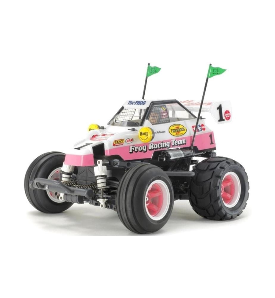 TAMIYA - Buggy Comical Frog RWD WR-02CB Kit de construction avec ESC, 1:10