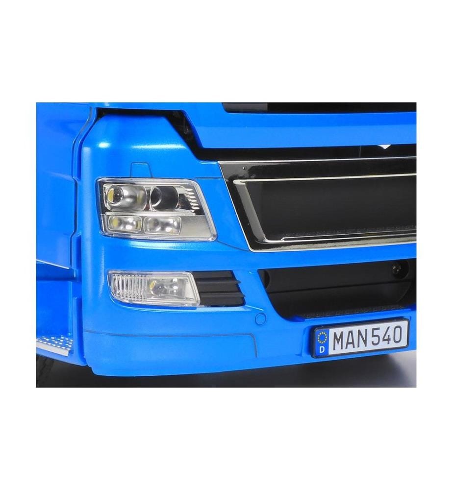 TAMIYA - Camion MAN TGX 26.540 6x4 XLX Bleu, kit de construction, 1:14
