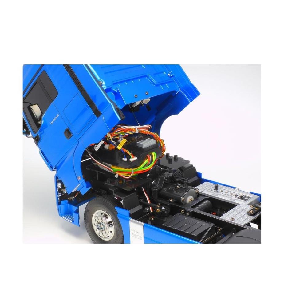 TAMIYA - Camion MAN TGX 26.540 6x4 XLX Bleu, kit de construction, 1:14