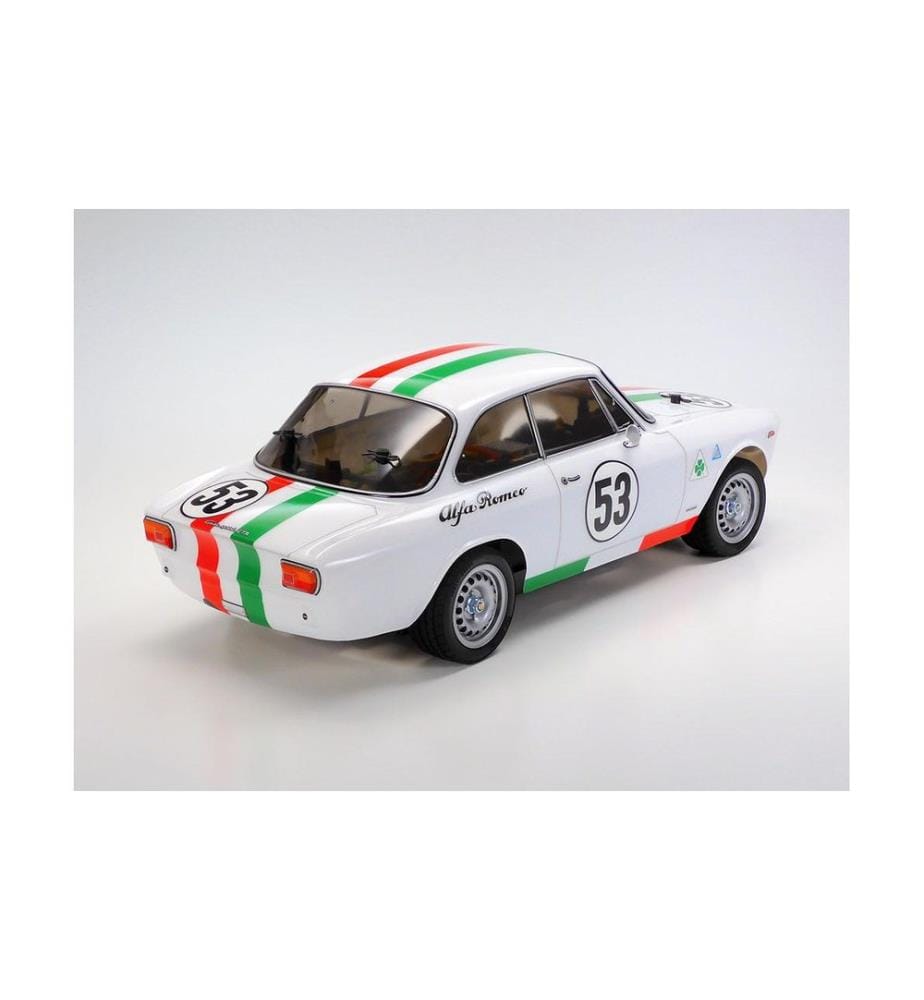 TAMIYA - Voiture de tourisme Alfa Romeo Giulia Sprint GTA MB-01 Blanc, kit de construction, 1:10