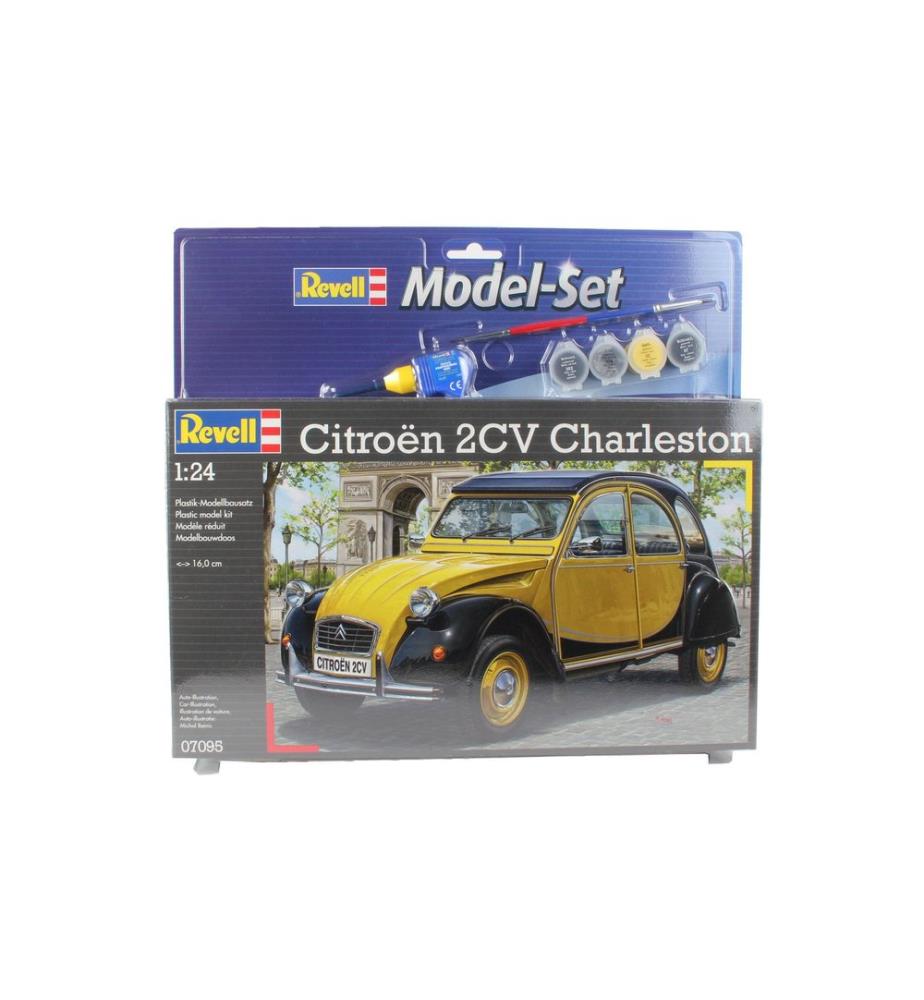 Revell - Kits de montage Model-Set Citroën 2CV Charleston 1:24