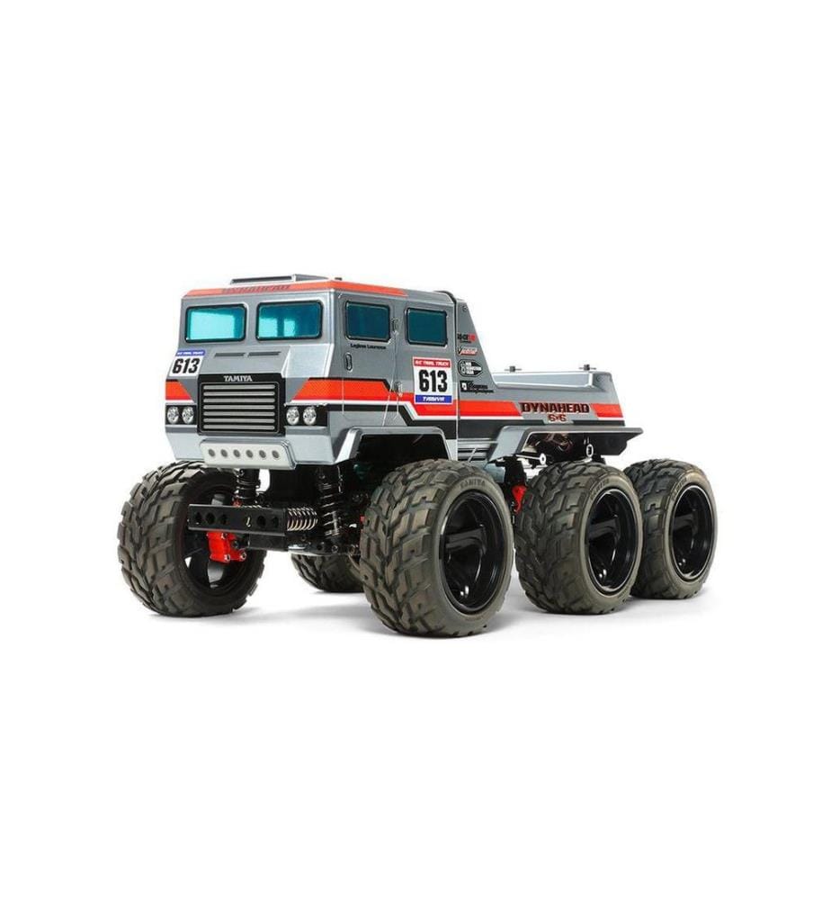 TAMIYA - Monster Truck Dynahead 6 x 6 (G6-01TR) kit de construction, 1:18