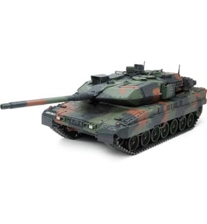 TAMIYA - Tank Réservoir de combat allemand Leopard 1:16, Kit Full Option
