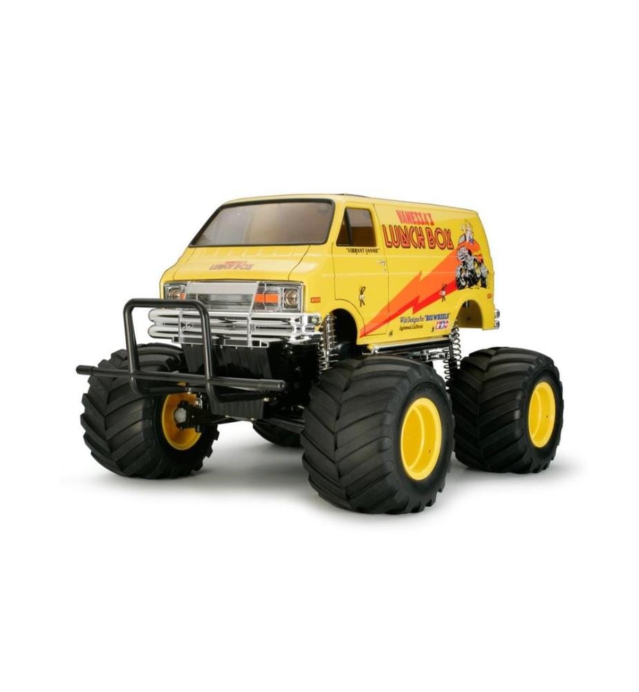 TAMIYA - Monster Truck Lunch Box CW-01 RWD Kit de construction avec ESC, 1:12