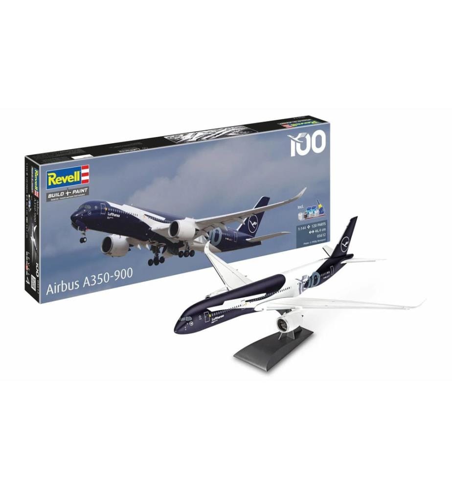Revell - Gift Set A350-900 - Lufthansa 100years 1:144
