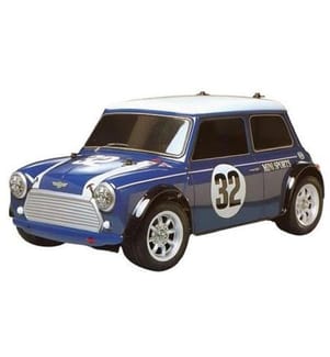 TAMIYA - Mini Cooper Racing MB-01 Kit de construction, 1:10, RWD/FWD