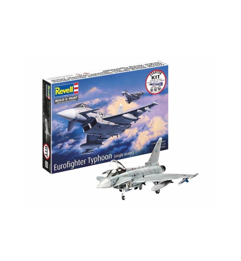Revell - Starter Kit Eurofighter Typhoon (single seater) 1:144