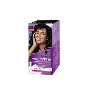 Schwarzkopf Perfect Mousse - Haarcoloration Perfect Mousse 200 Schwarz