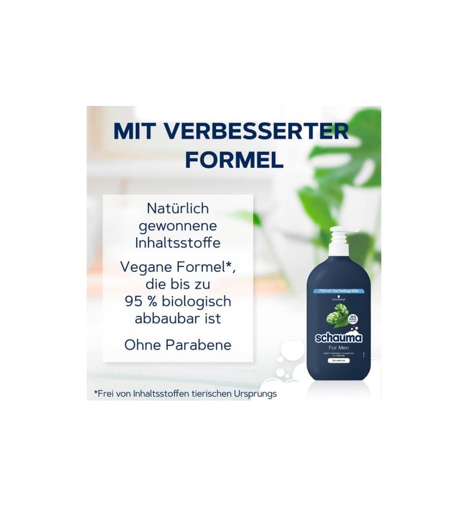 Schwarzkopf Schauma - Shampoo For Men 750 ml