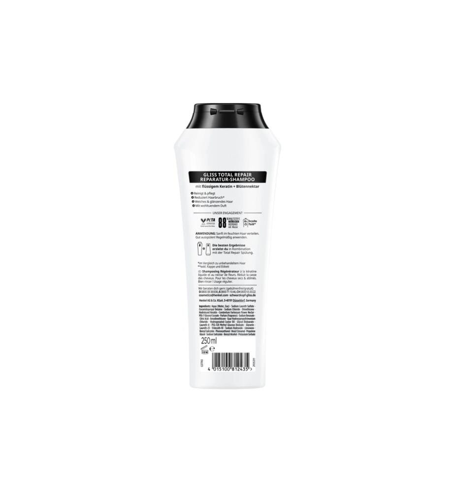 Schwarzkopf GLISS - Shampoo Total Repair 250 ml