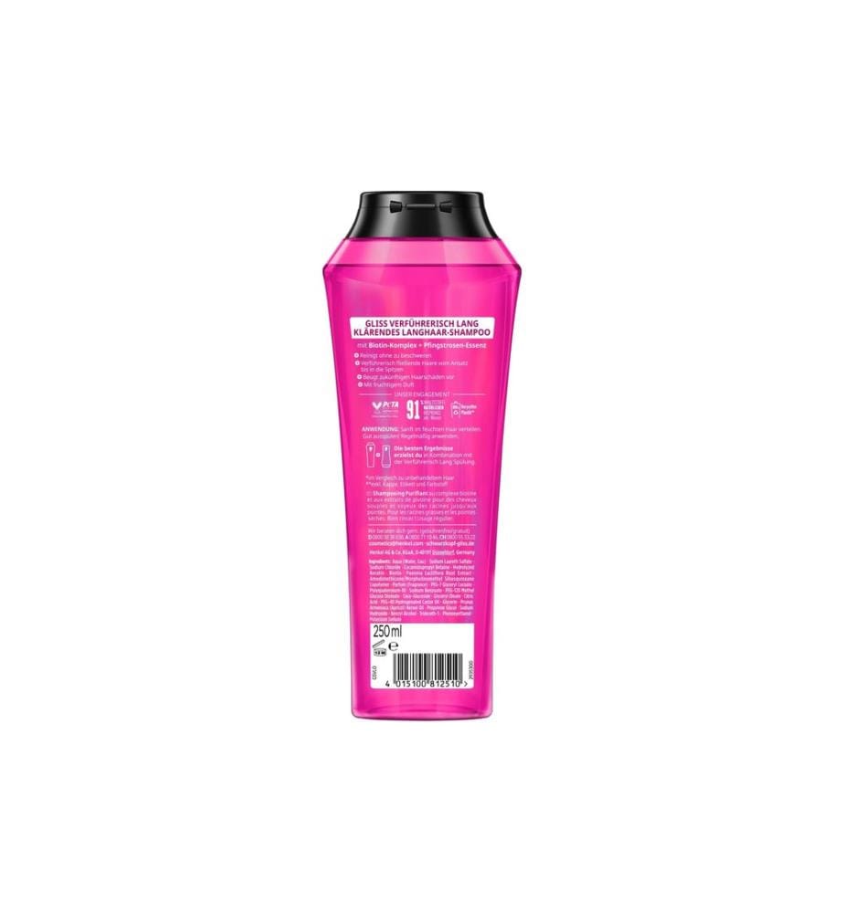 Schwarzkopf GLISS - Shampoo Verführerisch Lang 250 ml