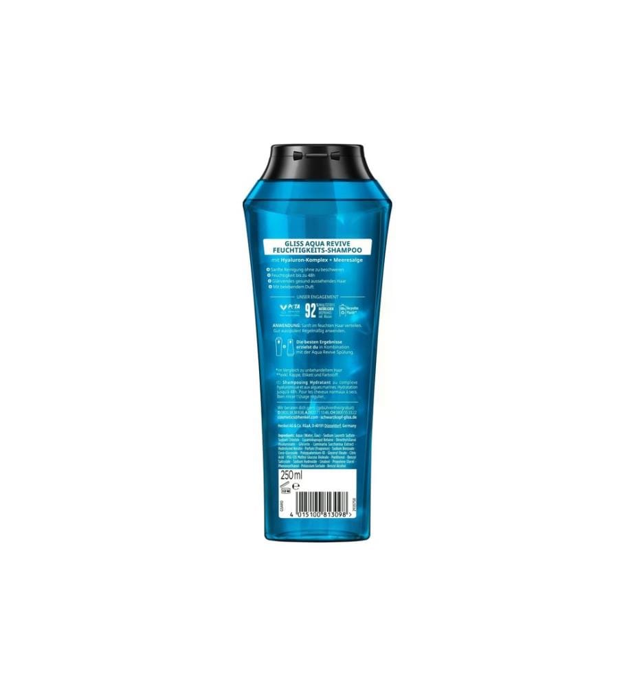 Schwarzkopf GLISS - Shampoo Aqua Revive 250 ml