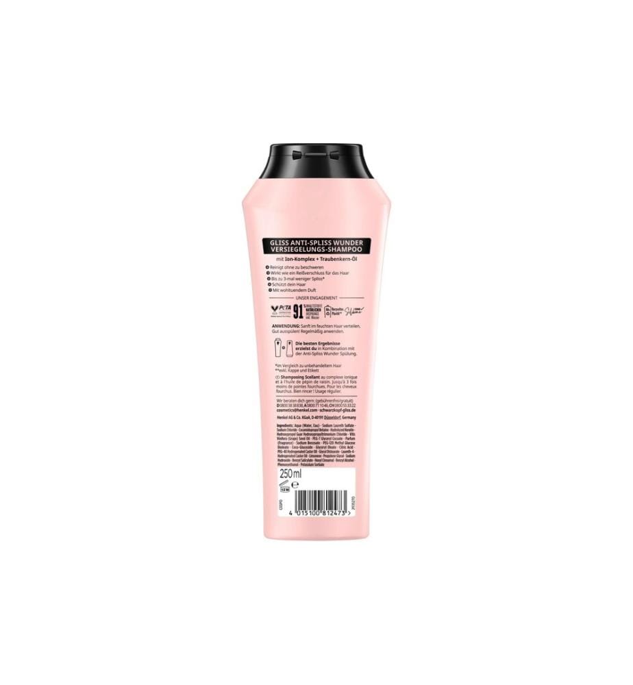 Schwarzkopf GLISS - Shampoo Anti-Spliss Wunder 250 ml