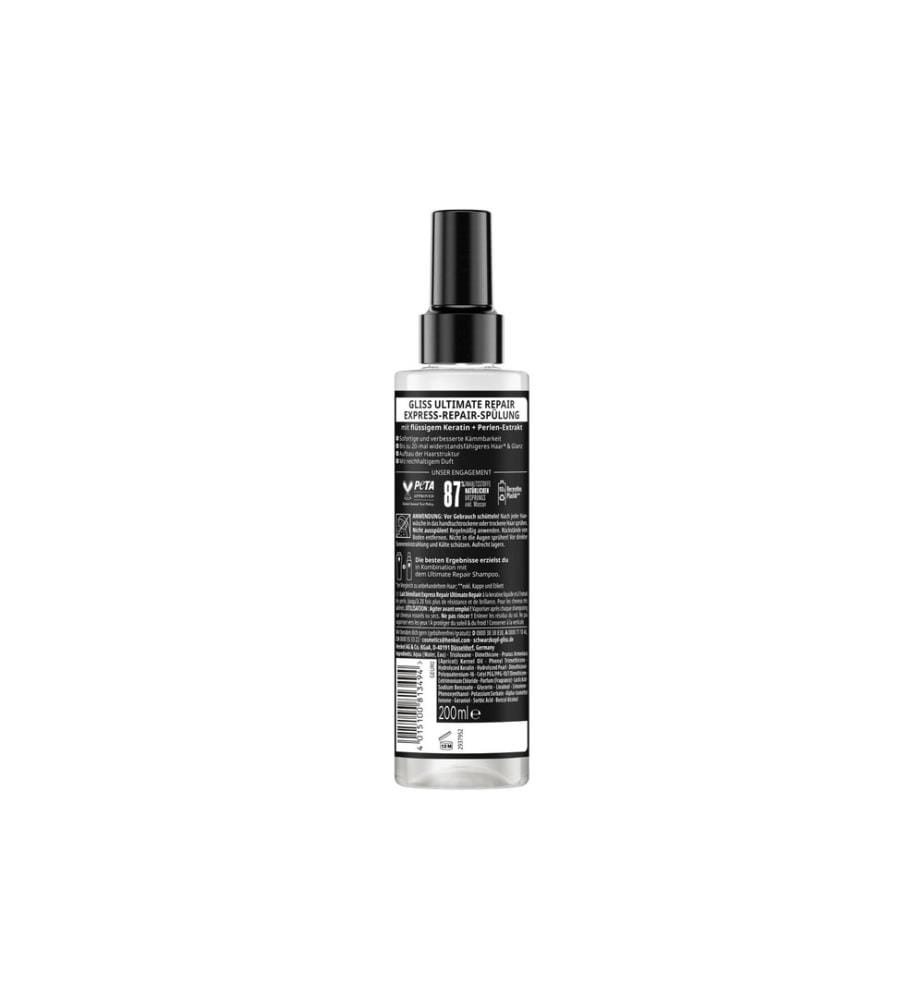 Schwarzkopf GLISS - Aérosol d'entretien Ultimate Repair 200 ml
