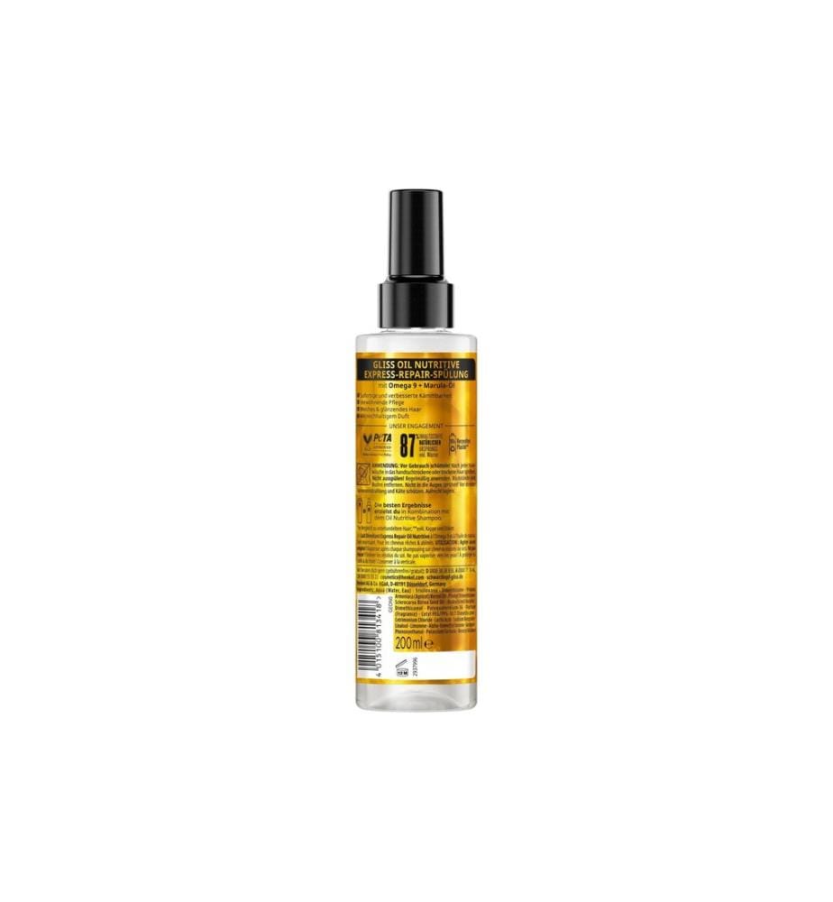 Schwarzkopf GLISS - Haarspülung Oil Nutritive Express 200 ml