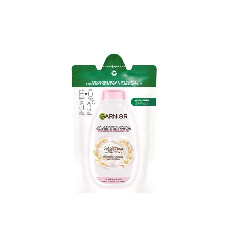 Garnier - Shampoo Ultra Doux Eco-Pack Avoine 250 ml