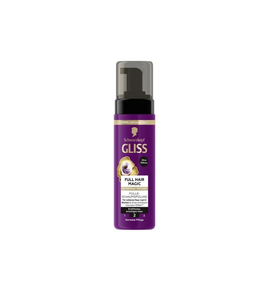 Schwarzkopf GLISS - Haarkur Schaum-Spülung Full Hair Magic 200 ml