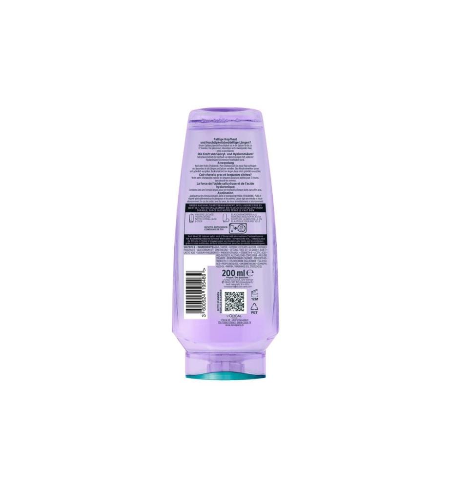 L'Oréal Elsève - Après-shampoing Hydra Hyaluronic Pure 72H 200 ml