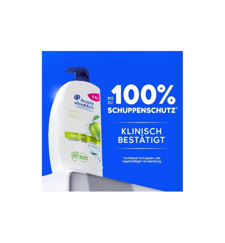 head and shoulders - Shampoo Apple Fresh Anti-Schuppen 1000 ml