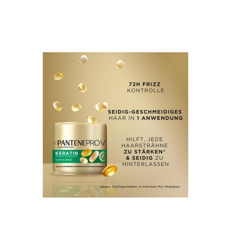 Pantene Pro-V - Masque capillaire Lisse et soyeux Keratin Protect 500 ml