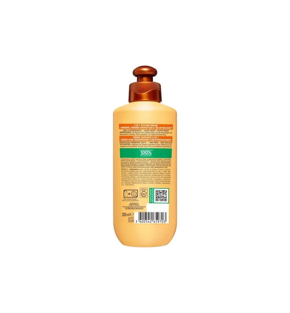 Garnier - Haarkur 2-in-1 Pflege und Styling Honig Schätze 200 ml