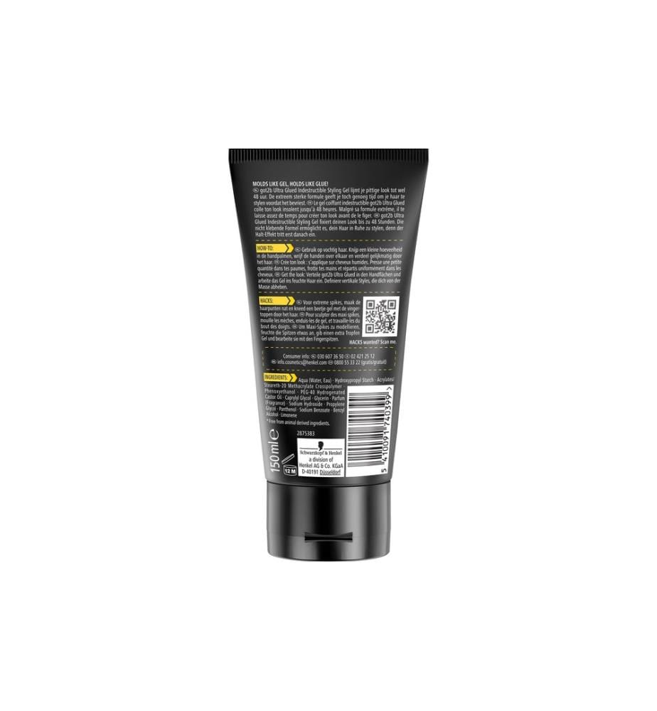 Schwarzkopf got2b - Gel pour cheveux ultra glued 150 ml