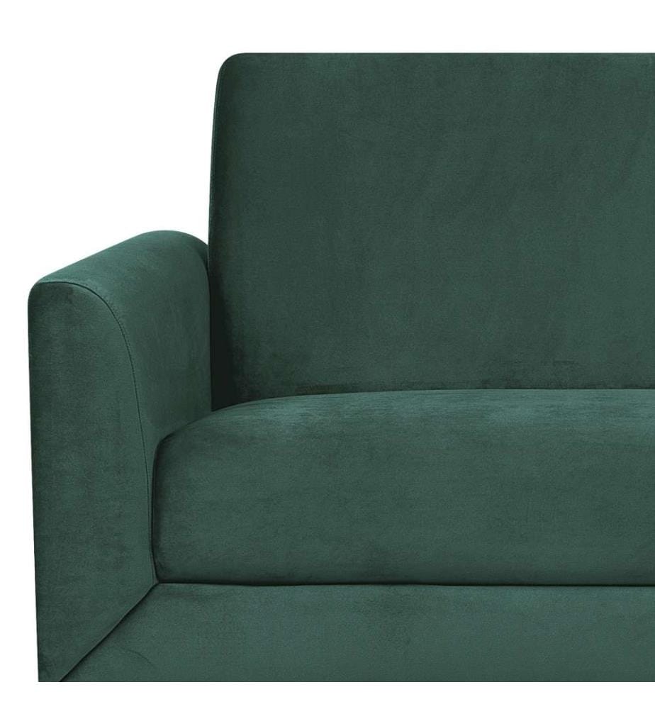 Divano 3 posti FENES Velluto Verde scuro