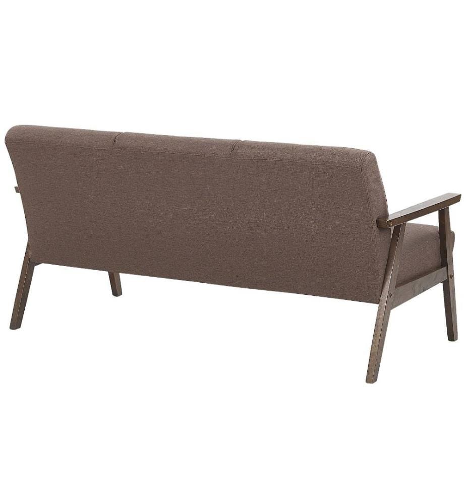 Sofa 3-Sitzer ASNES Stoff Braun