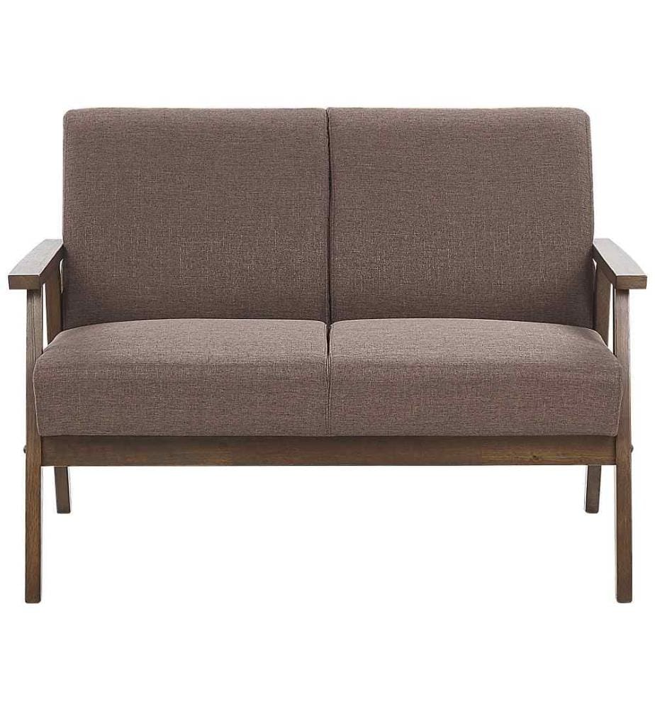 Sofa 2-Sitzer ASNES Stoff Braun