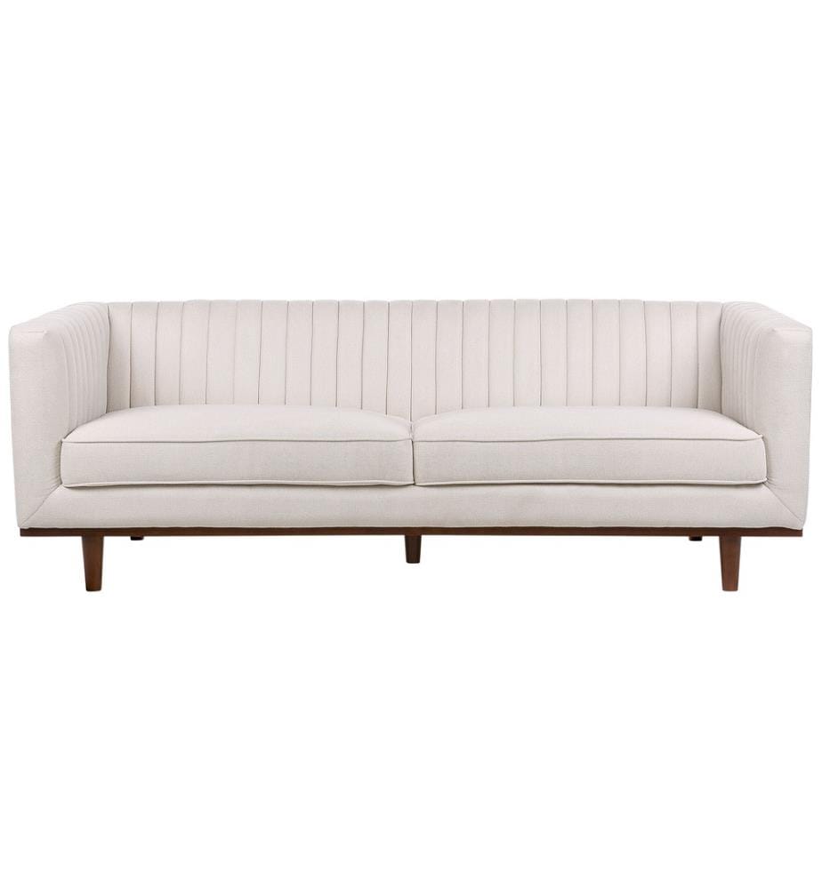 Sofa 3-Sitzer SKAULE Stoff Beige