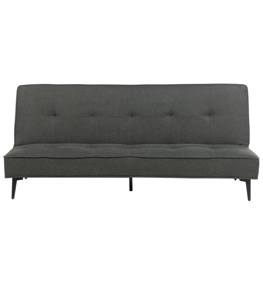 Schlafsofa 3-Sitzer ESSVIK Stoff Dunkelgrau