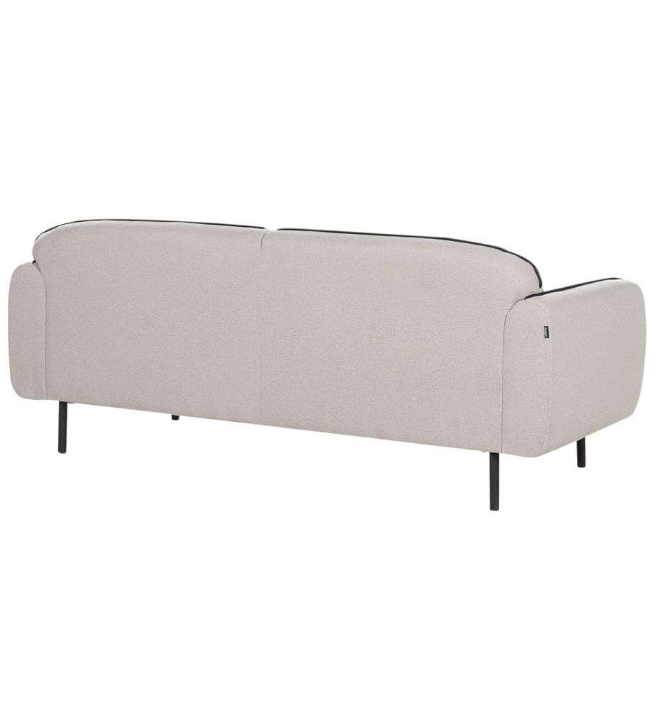 Sofa 3-Sitzer TONSBERG Stoff Hellgrau