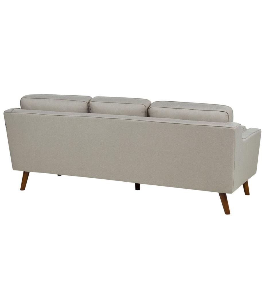 Sofa 3-Sitzer LOKKA Stoff Beige