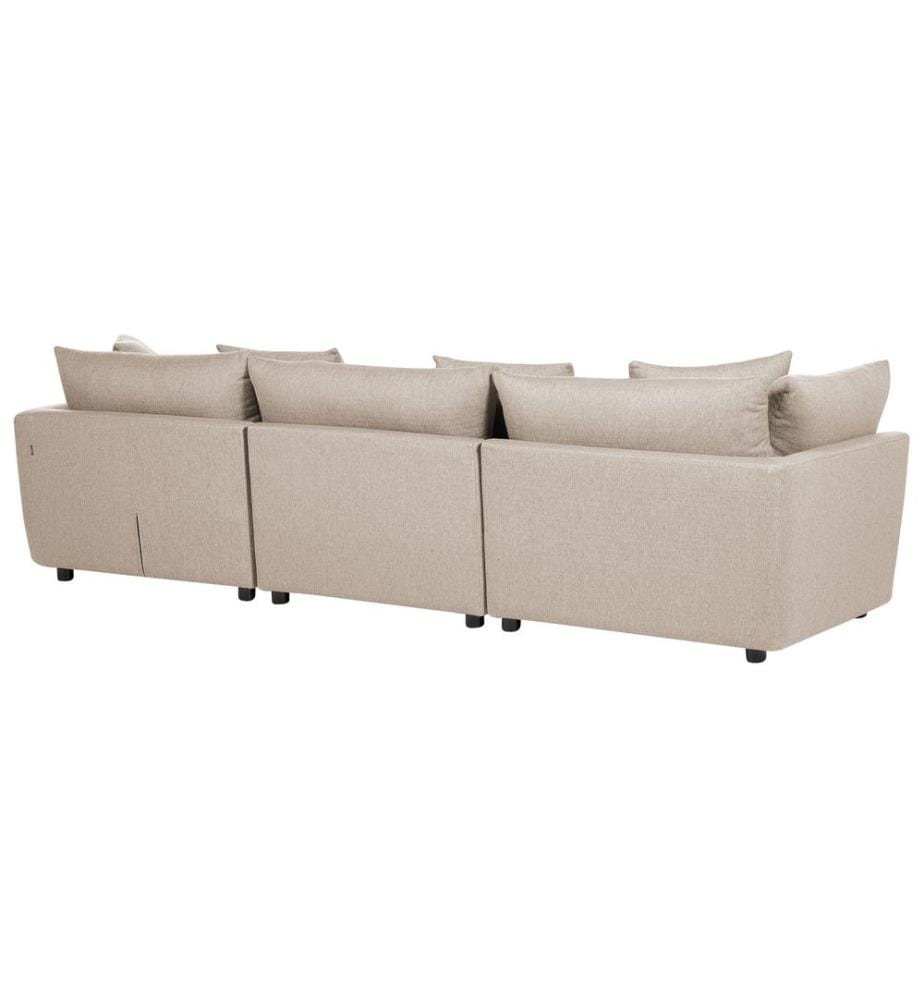Divano 3 posti SIGTUNA Tessuto Beige