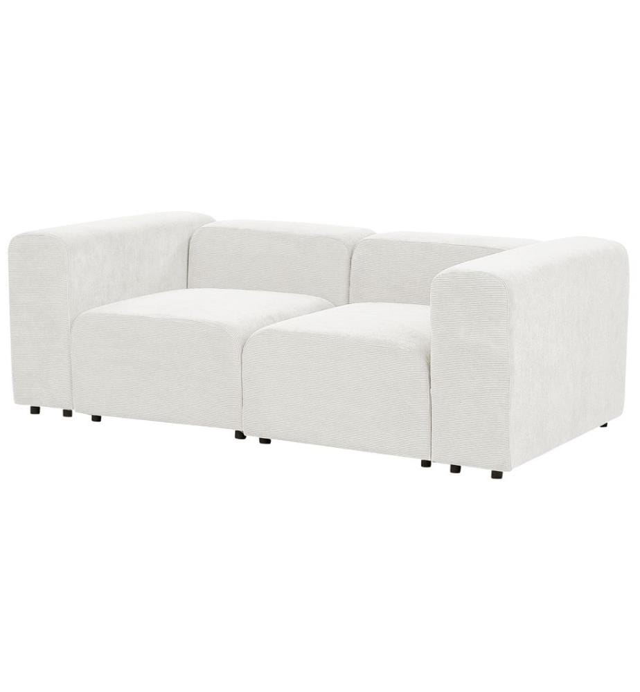Modulsofa 2-Sitzer FALSTERBO Cord Cremeweiss