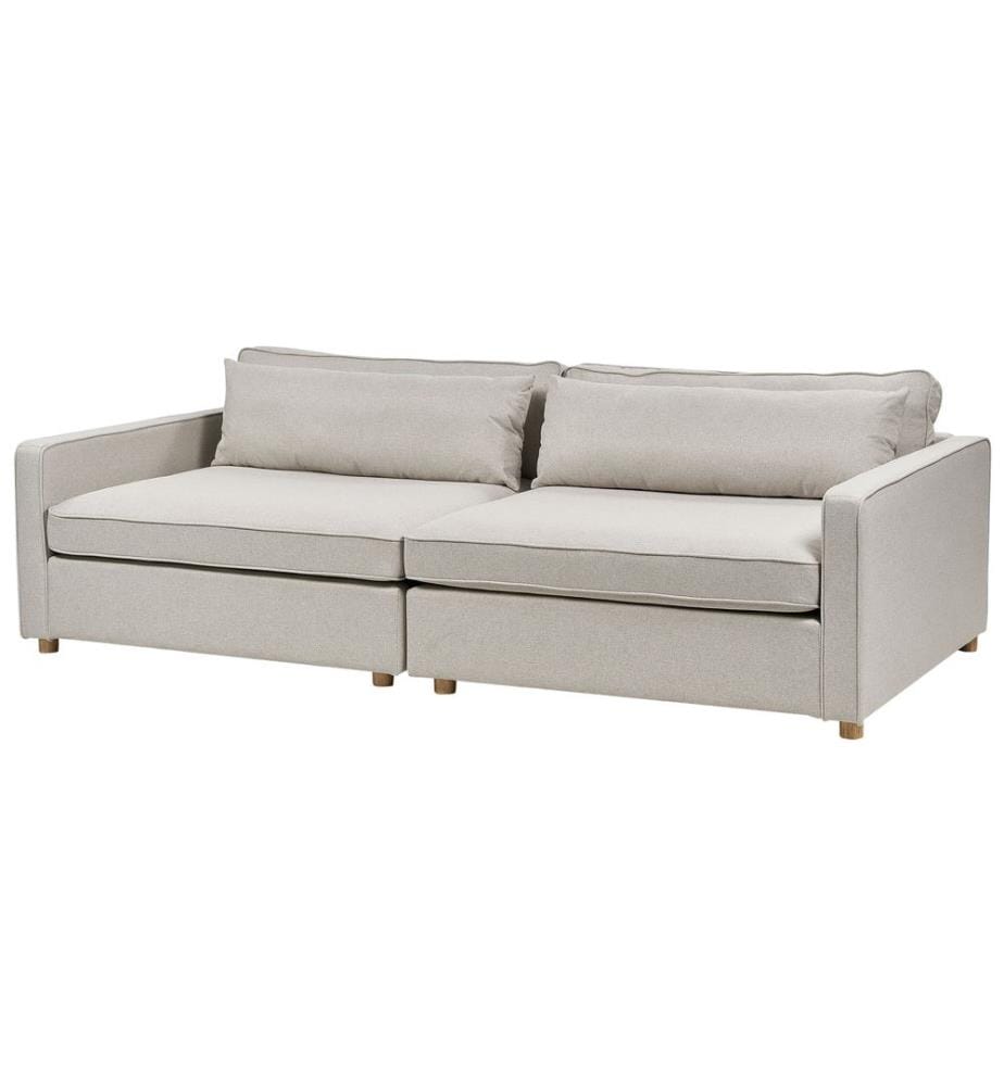 Divano 3 posti VINSTRA Tessuto Beige
