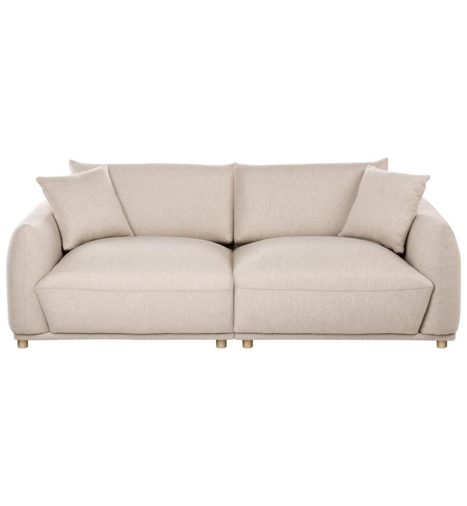 Sofa 3-Sitzer JUBEK Stoff Beige