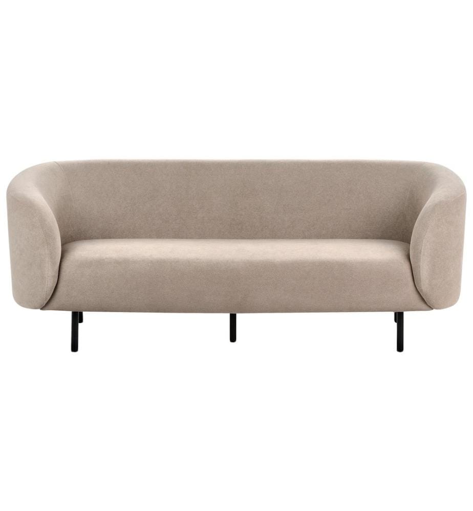 Canapé 3 places LOEN Tissu Taupe