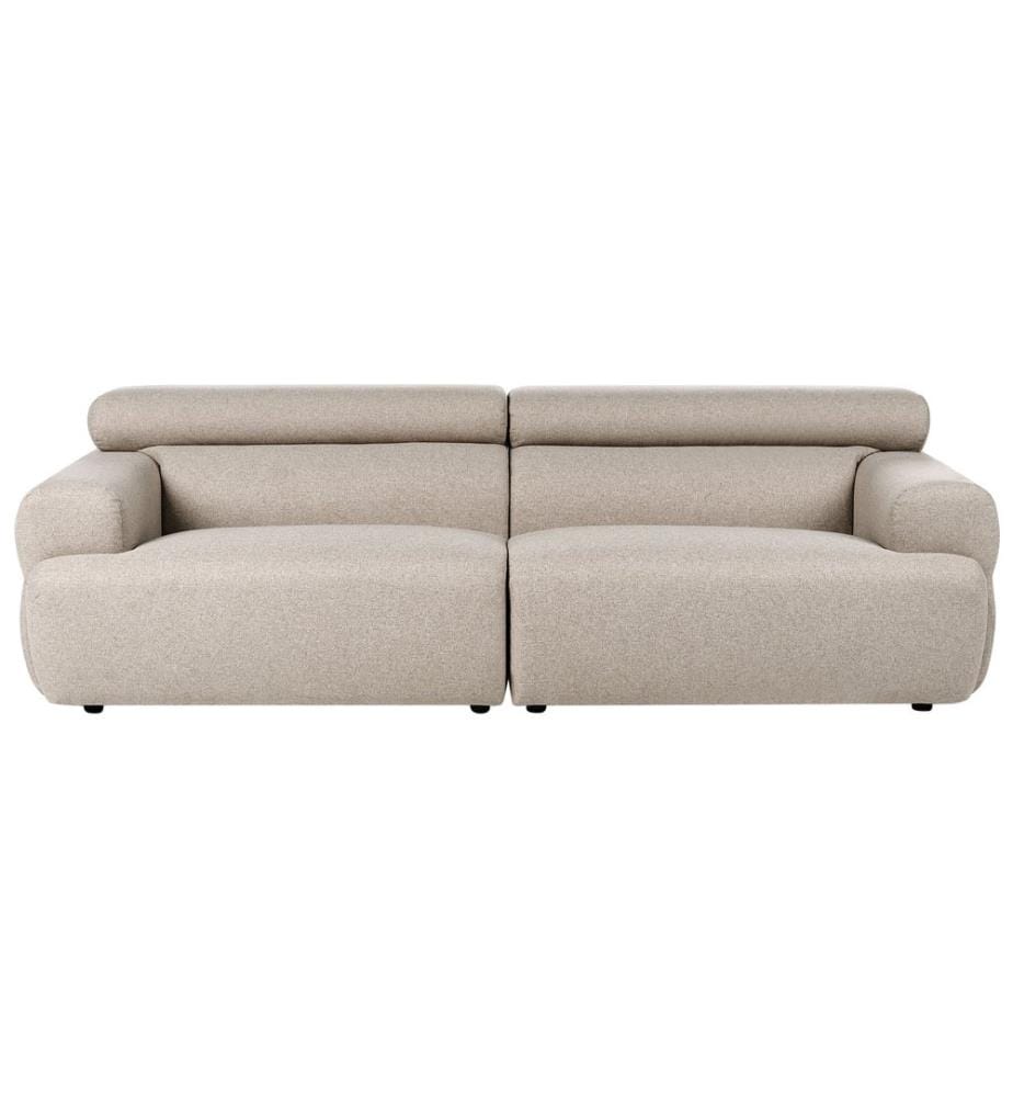 Sofa 3-Sitzer HOVDEN Stoff Beige