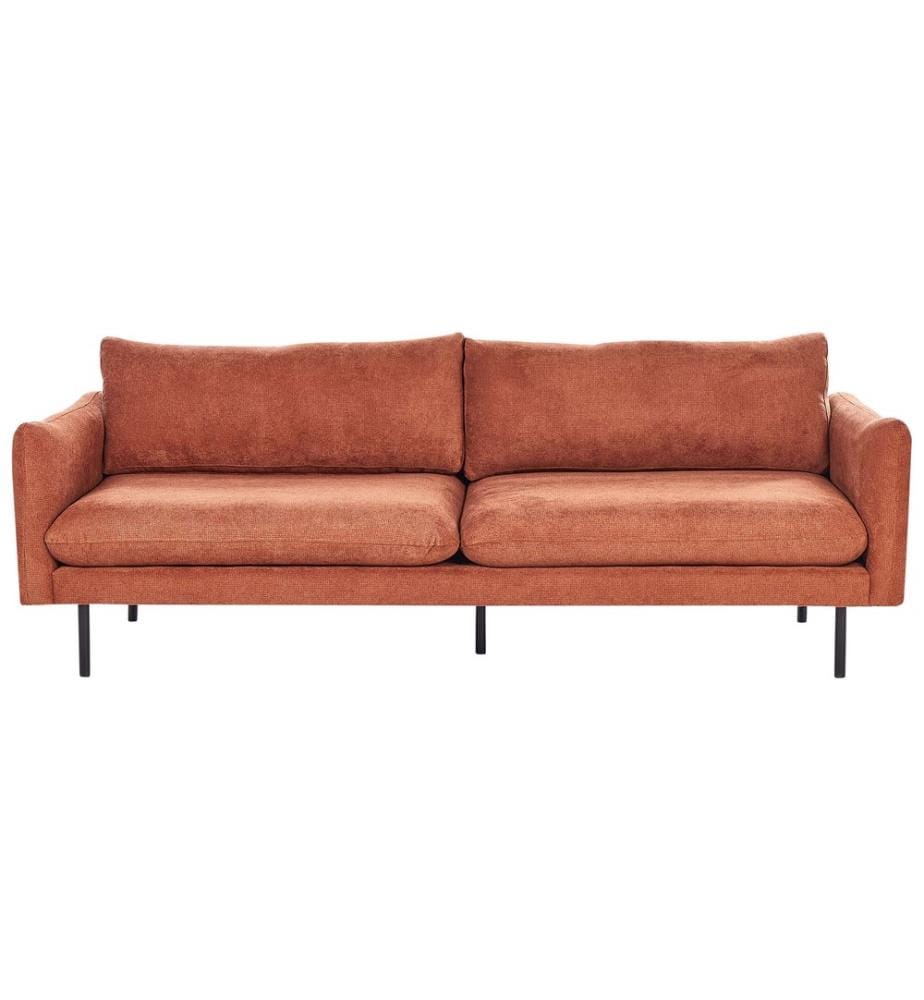 Sofa 3-Sitzer VINTERBRO Chenillegewebe Goldbraun