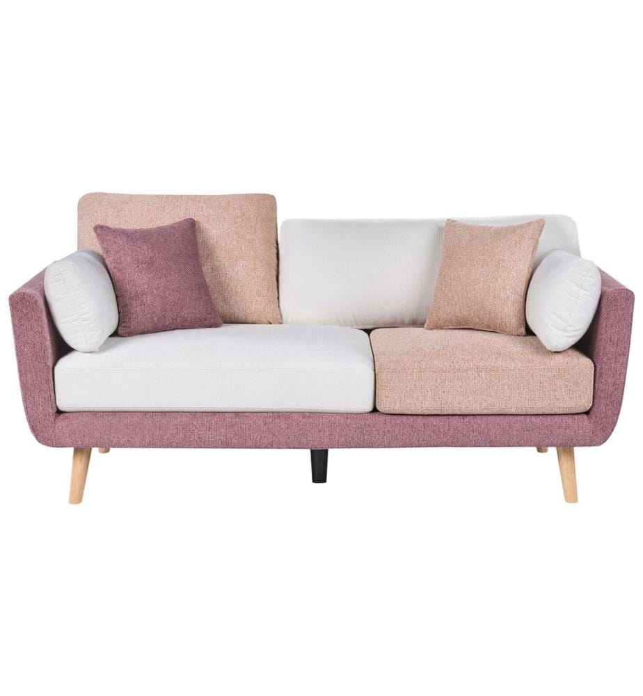 Sofa 3-Sitzer BOLGA Stoff Rosa