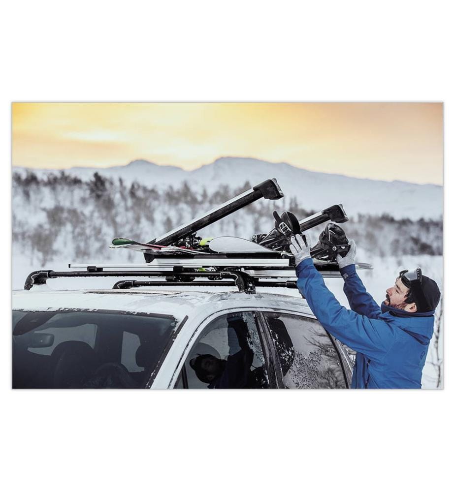 Skiträger SnowPack Extender - Schwarz und Hellgrau