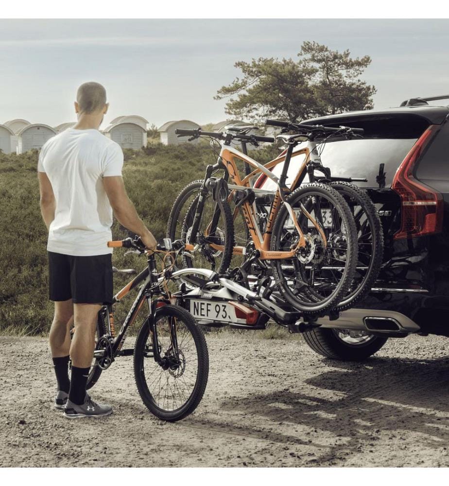Fahrradträger (für 3 Fahrräder) VeloCompact 13-pin - Schwarz/Aluminium