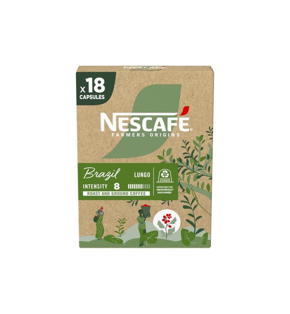 Nescafé Kaffeekapseln Farmers Origins Brazil 18 Stück