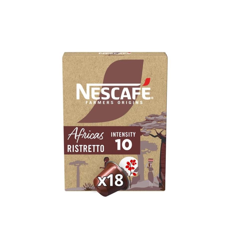 Nescafé Kaffeekapseln Farmers Origins Africas 18 Stück