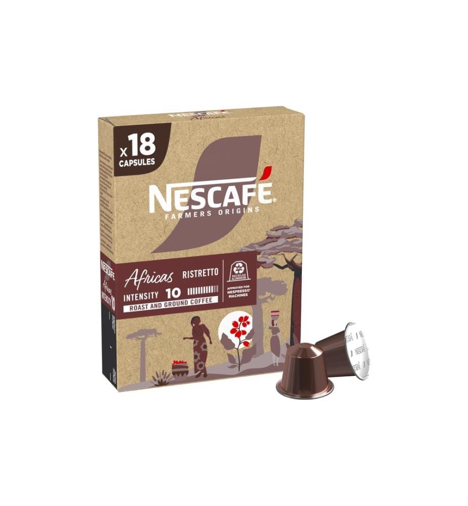 Nescafé Kaffeekapseln Farmers Origins Africas 18 Stück