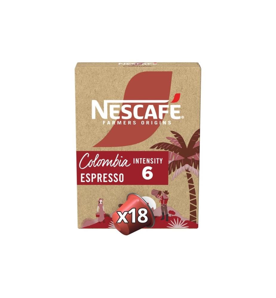 Nescafé Kaffeekapseln Farmers Origins Colombia 18 Stück